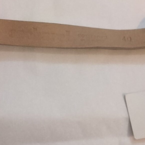 Cacharel Leather Belt Colorblock Size 40 nwt